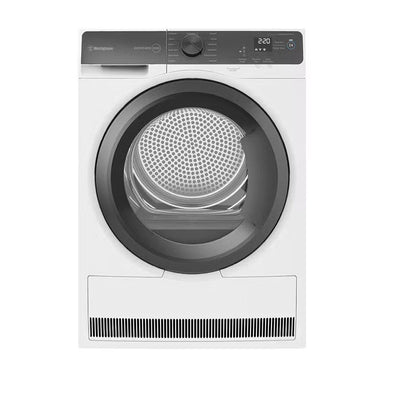 Westinghouse 8kg Heat Pump Condenser Dryer - White (EasyCare 500 Series/ WDH804N7WA)