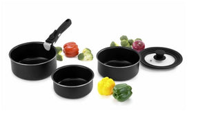 Ovela 5 piece Black Stone non stick Induction Cookware Set