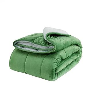 Ovela Sherpa Weighted Blanket - Jade, 11 KG