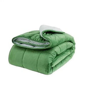 Ovela Sherpa Weighted Blanket - Jade, 11 KG