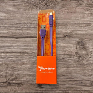 Yellowstone Smiley Micro Cable - Purple