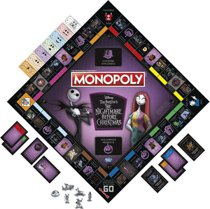Tim Burton's The Nightmare Before Christmas Monopoly Board Game