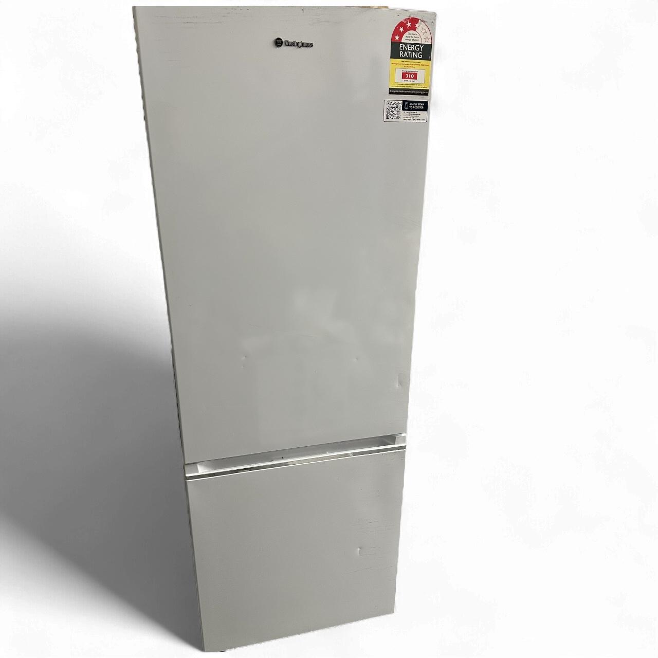 Westinghouse 308L Bottom Freezer Fridge White