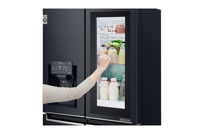 LG 508L Slim French Door Fridge, in Matte Black Finish