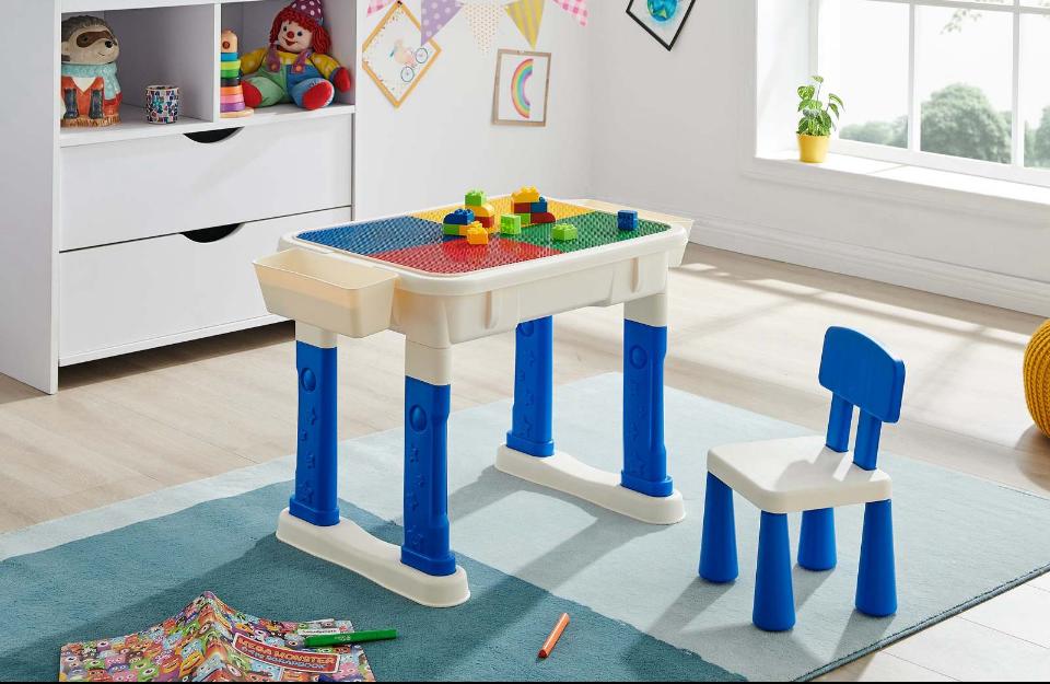 Ovela Kids Play 3 in 1 Activity Table - Blue