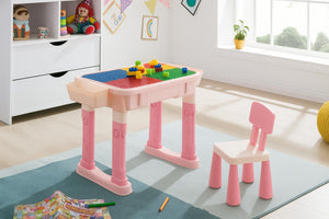 Ovela Kids Play 3 in 1 Activity Table - Pink