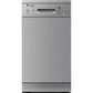 Award Freestanding Slimline Dishwasher 45cm 9 Place Setting Stainless Steel