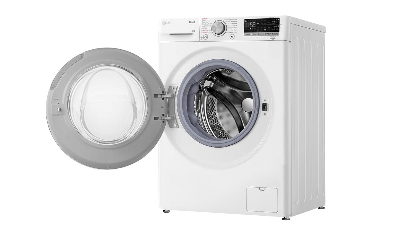 LG 9kg Front Loader Smart Washing Machine Control via your phone !
