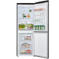 LG 306L Bottom Mount Fridge - Matte Black Finish