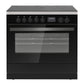 Eurotech 90cm Ceramic  Freestanding Cooker ED-EUROC90BK