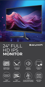 BAUHN 24"  Full HD IPS Monitor - Refurbished Monitor at Tydi NZ