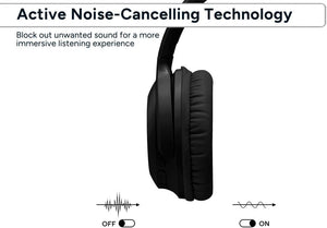Kogan NC35 Noise-Cancelling Headphones (Black) - KANC35HRABLK