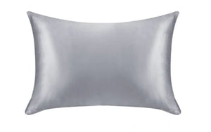 Ovela Set of 2 Mulberry Silk Pillowcases (Silver)