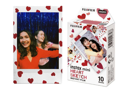 Fujifilm Instax Mini Heart Sketch Film (10 Pack)