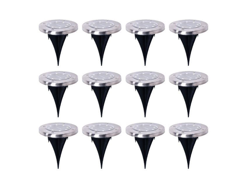 Kogan Solar Powered LED Inground Deck Lights (12 pack)