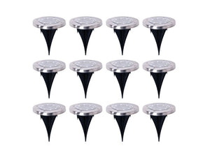 Kogan Solar Powered LED Inground Deck Lights (12 pack)