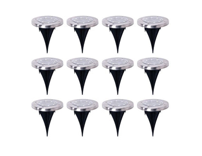 Kogan Solar Powered LED Inground Deck Lights (12 pack)