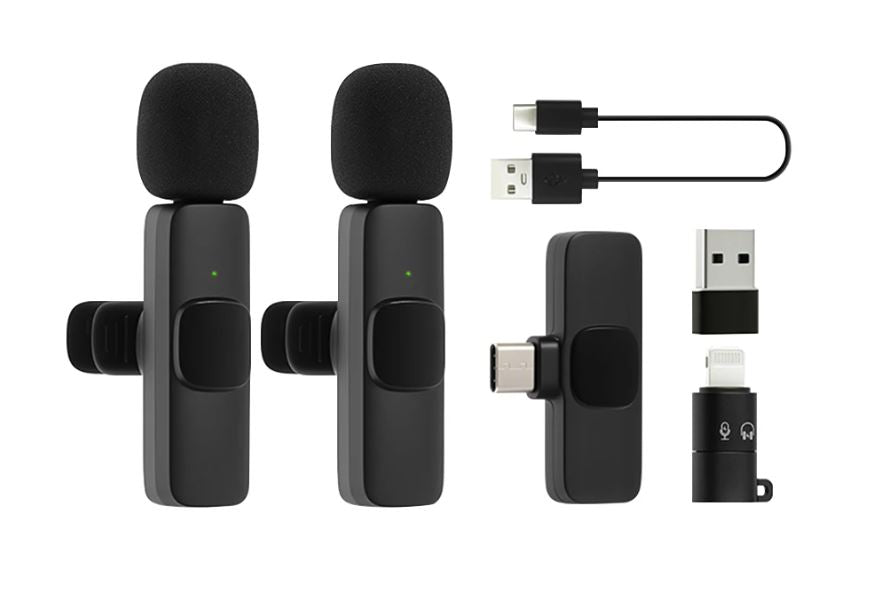 Kogan Wireless Lavalier Mic - 2 Pack