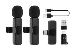 Kogan Wireless Lavalier Mic - 2 Pack