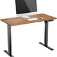 Ergolux Electric Standing Desk 120 x 60cm (Walnut/Black) - ELESTNDSKNA