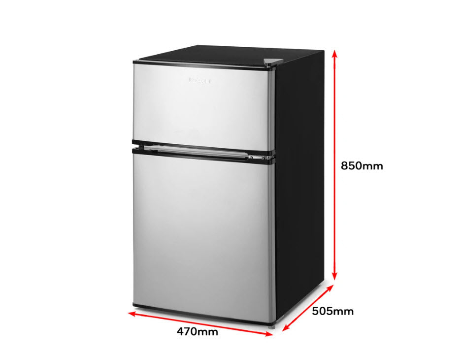 Kogan 87L Top Mount Fridge (Silver)