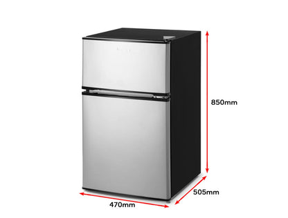 Kogan 87L Top Mount Fridge (Silver)