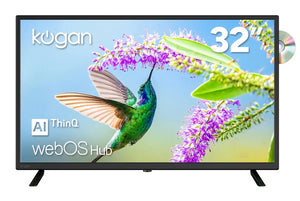 Kogan 32" LED WebOS ThinQ AI Smart TV & DVD Combo - D96S