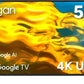 Kogan 55" LED 4K Smart AI Google TV - U94V - KALED55U94VA - 55 Inch