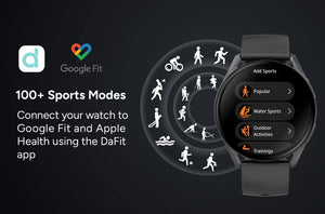 Kogan Pulse 3 Smart Watch (Classic Black)