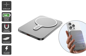 Kogan MagPulse 5000mAh Ultra Slim MagSafe Compatible Power Bank