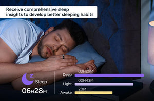 Kogan Aura Smart Ring (Black, Size 11)