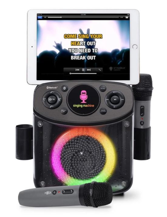 Singing Machine Mini Sparkle Bluetooth Karaoke Speaker