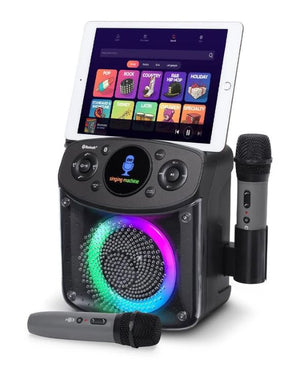 Singing Machine Mini Sparkle Bluetooth Karaoke Speaker
