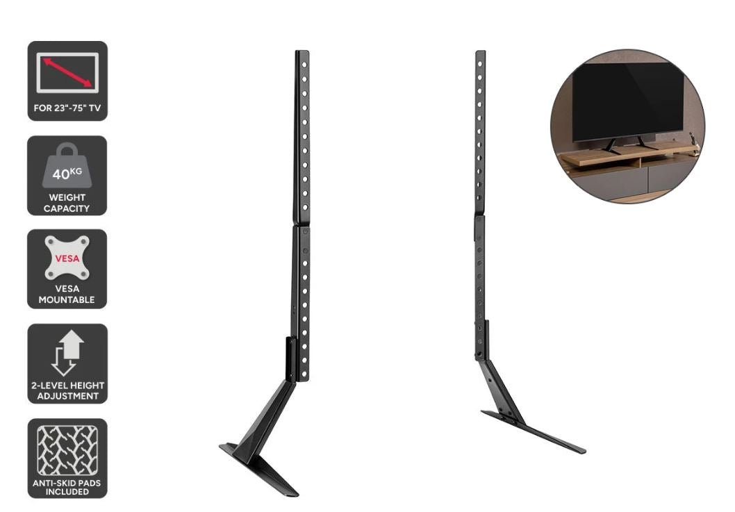 Kogan Table Top TV Stand for 23" - 75" TVs