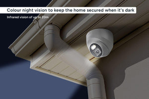 Kogan 8 Channel AI NVR Security Camera System Add-on PoE 8MP Dome Camera