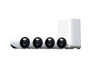 Eufy Security E330 4K 24/7 Outdoor WiFi Camera Kit - 4 Pack