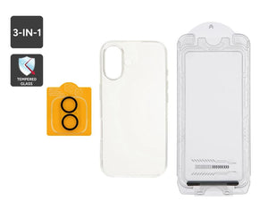 Ultimate 3-in-1 Protection Kit for iPhone 16
