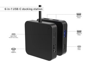 Kogan 6-in-1 100W PD USB-C Hub for PC and Tablets (4K, 60Hz)