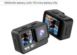 Kogan 4K Dual Touchscreen 21m Waterproof Action Camera
