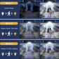 4-Headed Outdoor Solar Motion Sensor Light (333 LED)