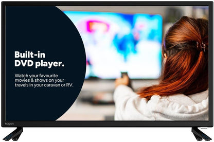 Kogan 24" LED 12V TV & DVD Combo - H65N - KALED24DH65NA - 24 Inch