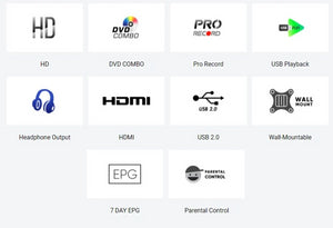 TEAC 24" HD DIGITAL HD LED LCD TV & DVD PLAYER COMBO 240v