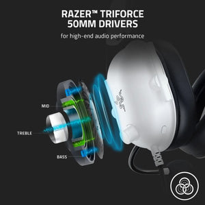Razer BlackShark V2 X Wired Gaming Headset (Black)