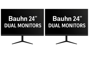 2 X BAUHN 24"  Full HD IPS Monitor (Dual Setup)