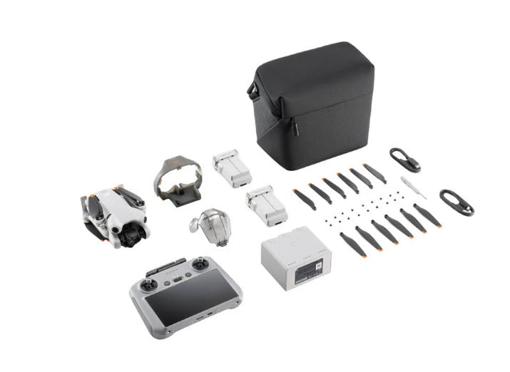 DJI Mini 4 Pro Drone with DJI RC 2 Controller - Fly More Combo Kit