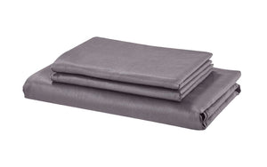Ovela 1200TC Cotton Rich Bed Sheet Set (Castlerock Grey, Queen)