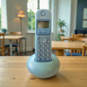 Panasonic KX-TGB210 Single Handset Cordless Phone - Blue - Refurbished Phone at Tydi NZ