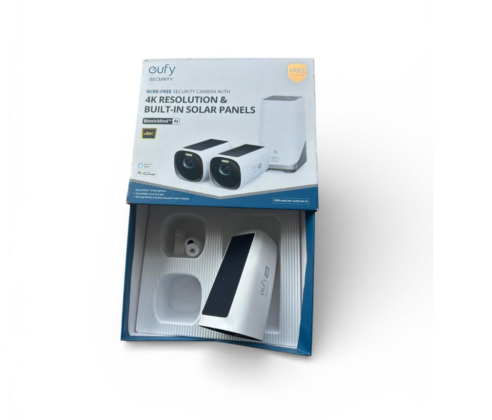 Eufy s330 Cameras x 1 Built in Solar Panels 4k Resolution
