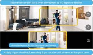 Swann Camera 1080p HD Auto-Tracking Wi-Fi Security Camera with 32GB Storage