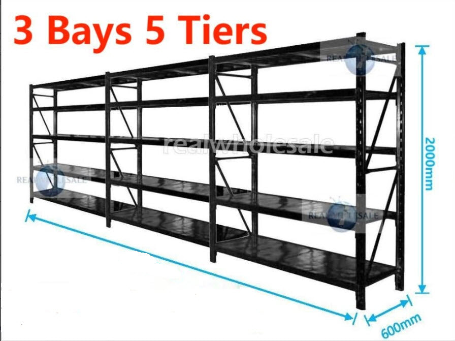 600MM x 2000mm Racking x 3 bays